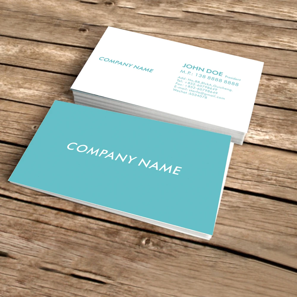 Custom  Business Wedding Card Printing Free Design And Full Color  Two Sided Printing Personalized Customized Business Cards