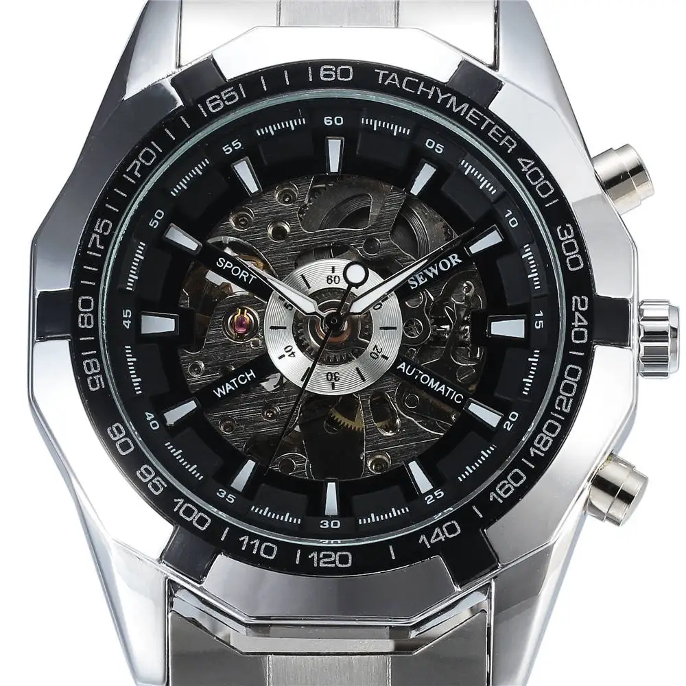 Men's Luxury Automatic Mechanical Skeleton Watch