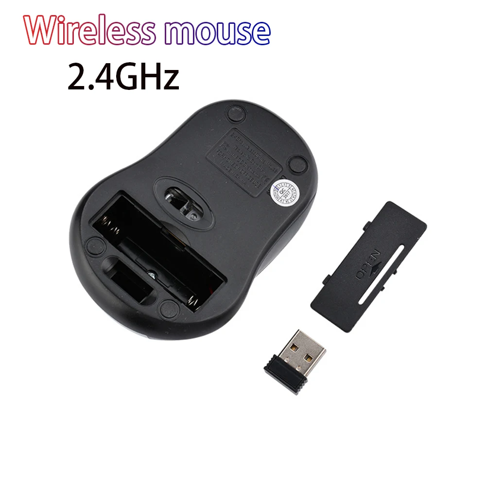 Wireless Bluetooth Mouse 2.4GHz PC Gaming Mice 1600DPI Adjustable Ergonomic Mouse for Laptop/ PC Computer
