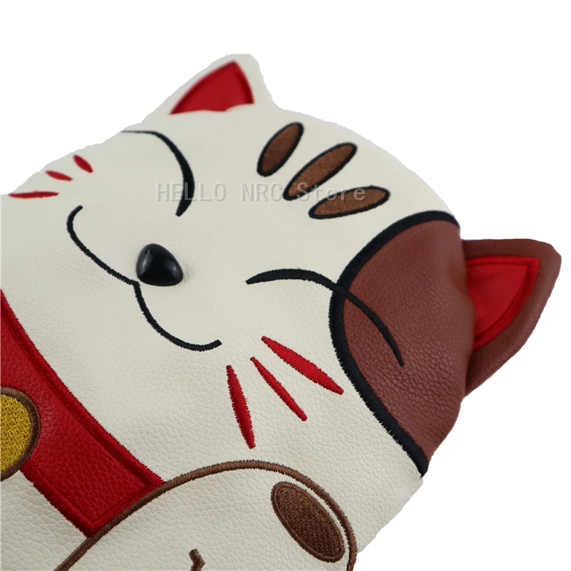 HELLO NRC Golf Club Headcovers Driver Fairway  Hybird Wood Head Set  Lucky Kitty Cartoon Animal