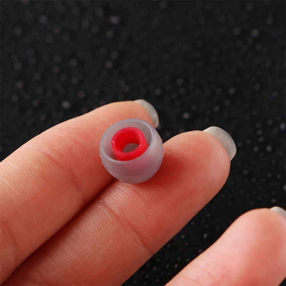 12pçs/6 pares de almofadas de ouvido, almofadas para fone de ouvido, pontas de silicone, pequenas capas de fone de ouvido interno, acessórios de pontas de ouvido