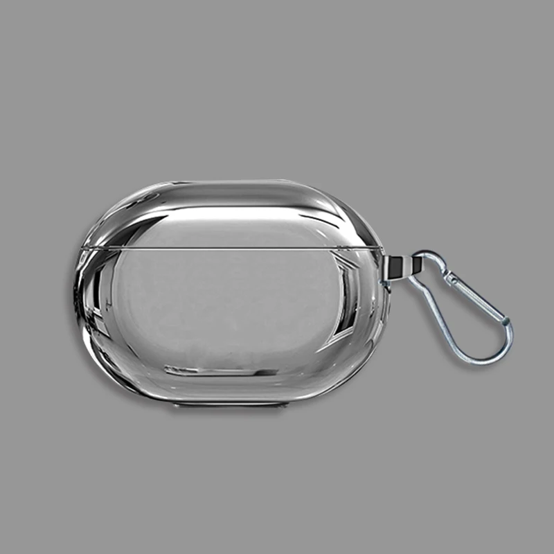 Luxury silver Plating case For Beats Studio Buds Case Cartoon soft shell with keychain shockproof Earphone Cover For StudioBuds