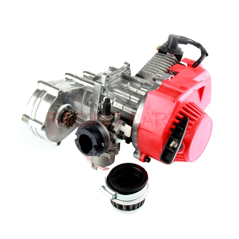 49cc 2 stroke Engine Motor for Mini Pocket Bike Scooter Dirt Bikes ATV Quad Motorized Bicycle