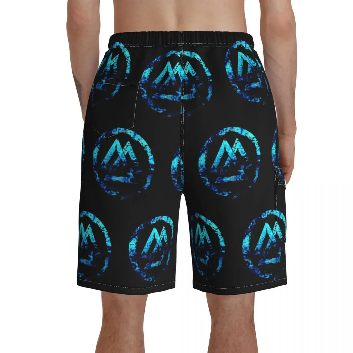 Beach Vikings Valknut Symbol Vikings G  Vikings,Bonnet, Floki Breathable Quick Dry Funny Geek Male Shorts