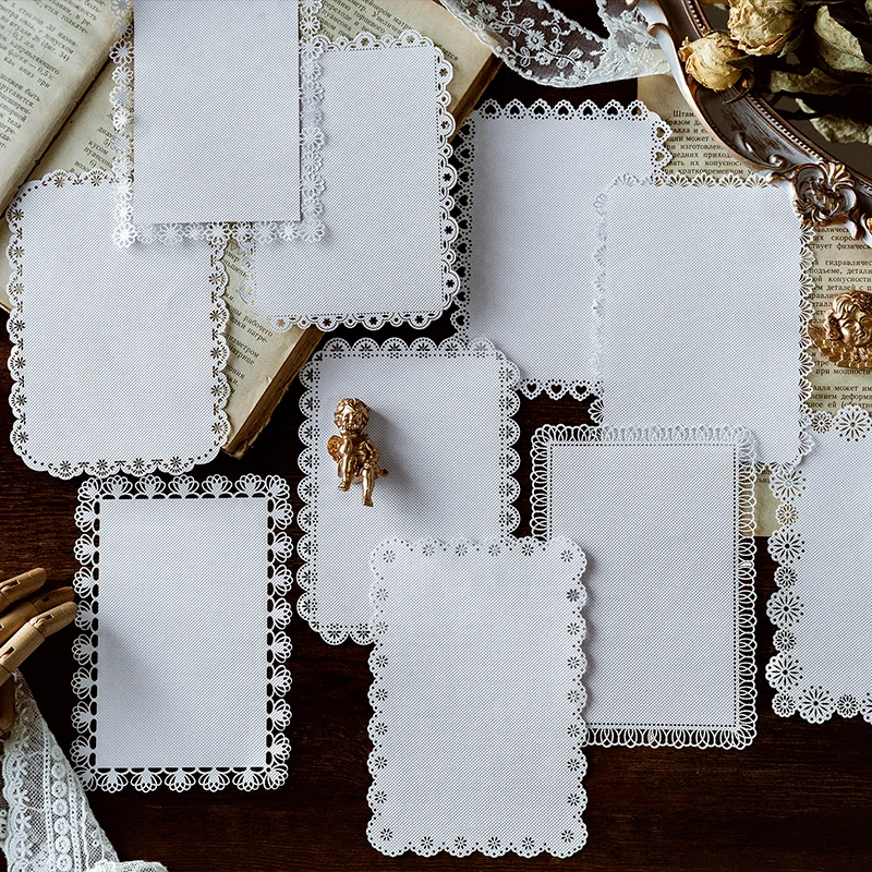 Carta di pizzo bianco estetica - Art Craft Hobbies recensione e prezzo