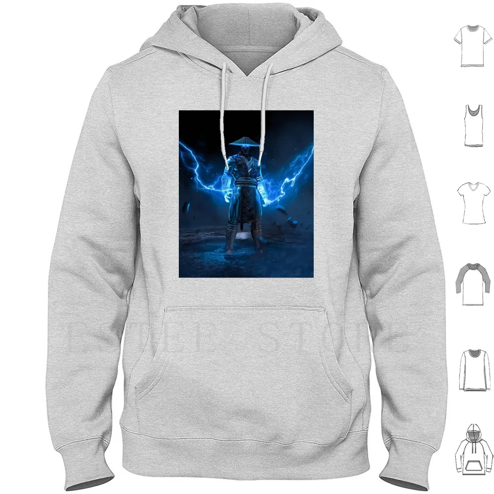 Raiden ( Thunder God ) Hoodies Pc Gaming Mortal Kombat Raiden Thunder God Liu Kang Noob Saibot Kano Sindel Sub