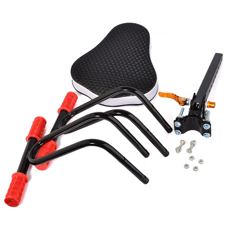 Electric Bicycle Baby Seat Children Safety Chair Mtb Quick Release Saddle Kids Seat with Armrest Bar Pedal Cycling Acccessories