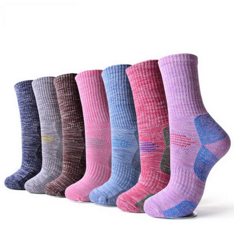 Men Women Thermal Ski Socks Cotton Autumn Winter Climbing Trekking Hiking Socks Thick Bottom Outdoor Sports Socks Thermosocks