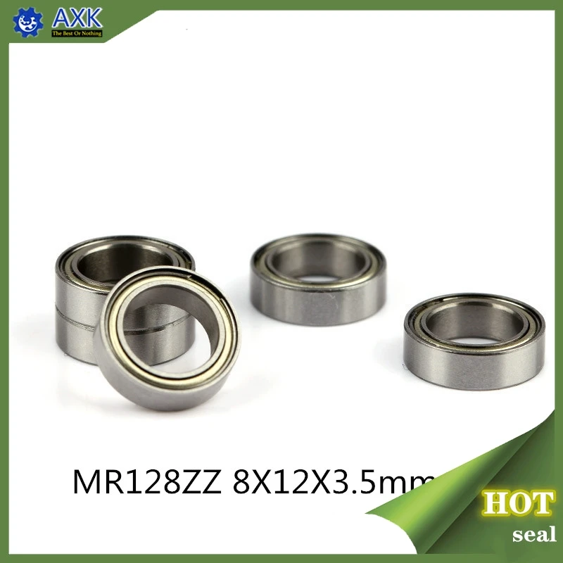 

MR128ZZ ABEC-1 (50PCS) 8X12X3.5mm Miniature Ball Bearings MR128ZZ