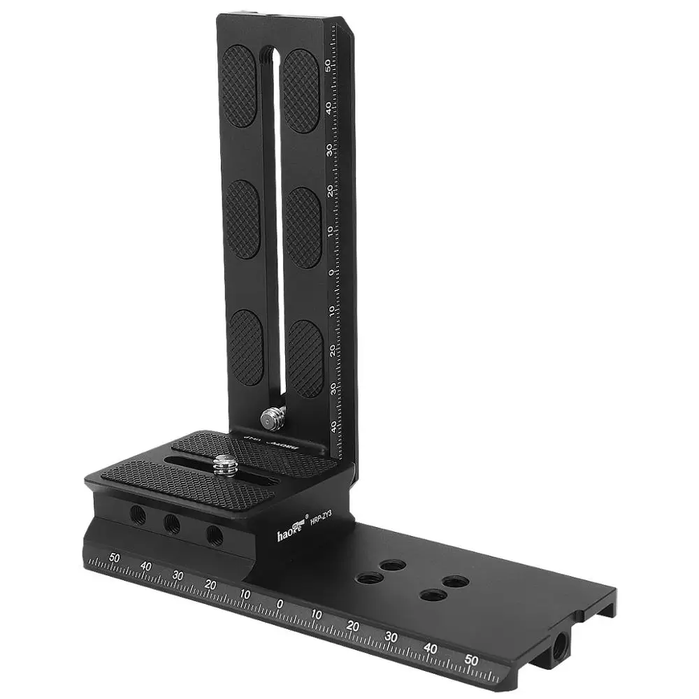 Haoge vertical placa l suporte para zhiyun zhi yun guindaste 3 laboratório cardan estabilizador