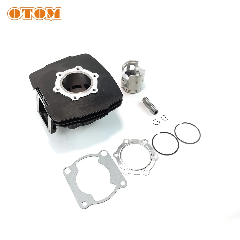 OTOM Motorcycle Cylinder Kit Piston Ring Gasket Set Bore 66mm and Engine Cylinder Head Cover For YAMAHA DT 175 DT175 MX175 78-81