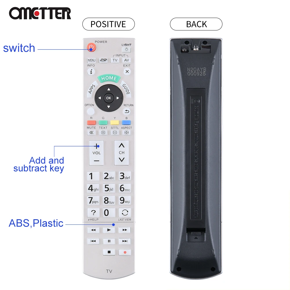 لباناسونيك التلفزيون عن بعد N2QAYB000928 N2QAYB000840 N2QAYB00101 N2QAYB000074 N2QAYB000863 N2QAYB001109