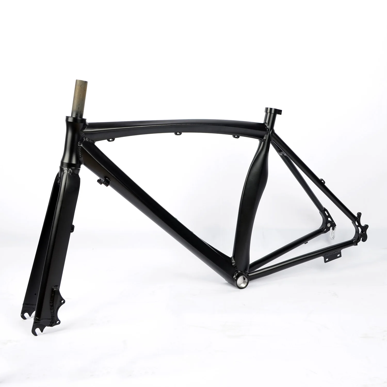 Road Bike Frame Bicycle Frameset Aluminum Alloy Material With Front Fork Headset Seatpost Clip Rear Hook