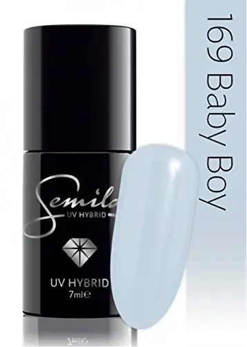 Semilac Baby Boy 169 semi-permanent cover, UV hybrid nail polish texture Gel