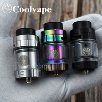 Zeus Dual RTA Electronic cigarette pod vape tank 5.5ml 4ml Single & Dual Coil Building e cigarette atomizer vape Tank vs kylin m