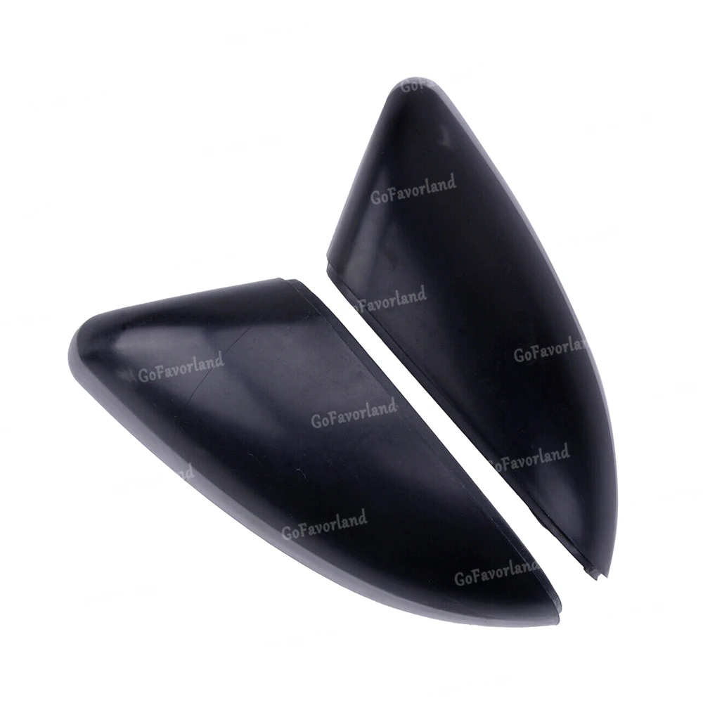 Pair Left Right Side Wing Door Rearview Mirror Cover Cap Plastic Unpainted 39979044 39979062 For Volvo S60 S80 2004 2005 2006