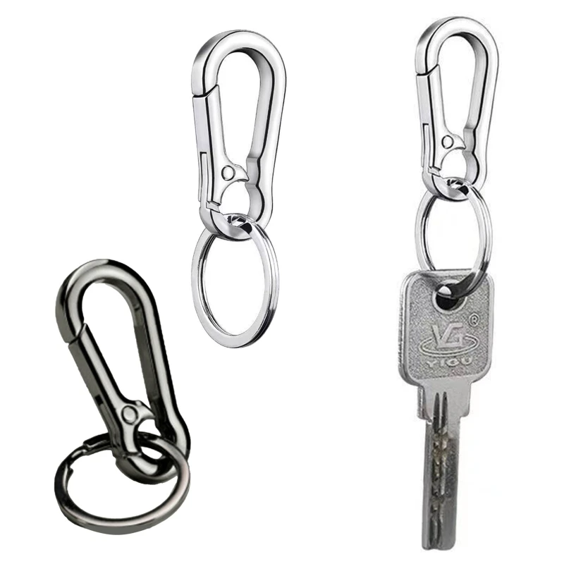 Carabiners Anti-lost Key Ring Classic Key Ring Hook Durable Useful Tools for Backpackers Hikers Park Rangers