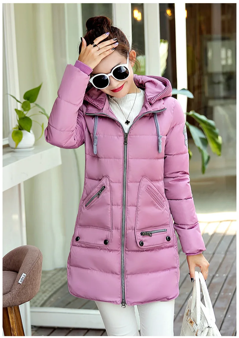 

2023 Mujer Parkas Invierno Maxi Size Winter Coat Women Warm Hooded Parka Thick Women's Jackets Casaco De Inverno WXF397 's