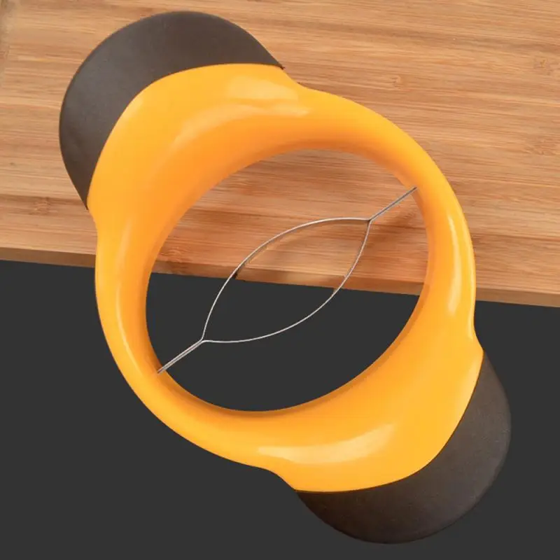 قطاعة المانجو من الصلب الذي لا يصدأ قطاعة المانجو مقابض مطاطية غير قابلة للانزلاق مقشرة تقشير المانجو سكين #1