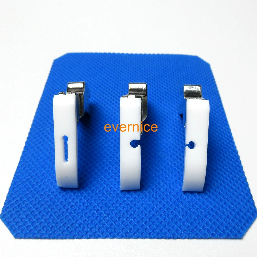 Hohe Schaft Teflon Schmale Zipper Fuß Set - Center, Links & Rechts Nähfuß