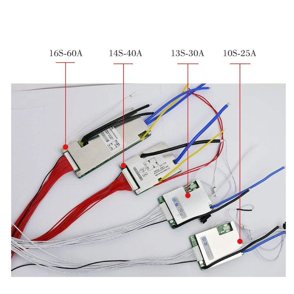 

E-велосипеда Батарея Защитная панель для 3,7 в солнечных батарей 10S36V25A/13S48V30A /14S52V40A /16S60V60A литиевый аккумулятор BMS Батарея BMS с переключателем ВКЛ/ВЫКЛ