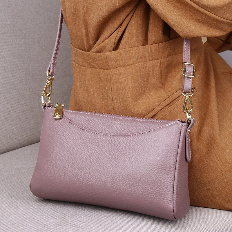 Fashion Handbag Women Small Bag Genuine Leather Luxury Crossbody Bag for Women Ladies Tassel Shoulder Messenger Bags Purse