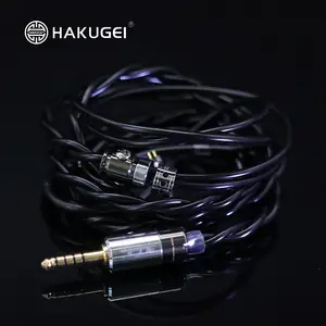 FENGRU HAKUGEI White Dragon Earphone upgrade cable 2Pin 0.78mm MMCX gold  silver palladium copper advanced element hybrid cable - AliExpress 44