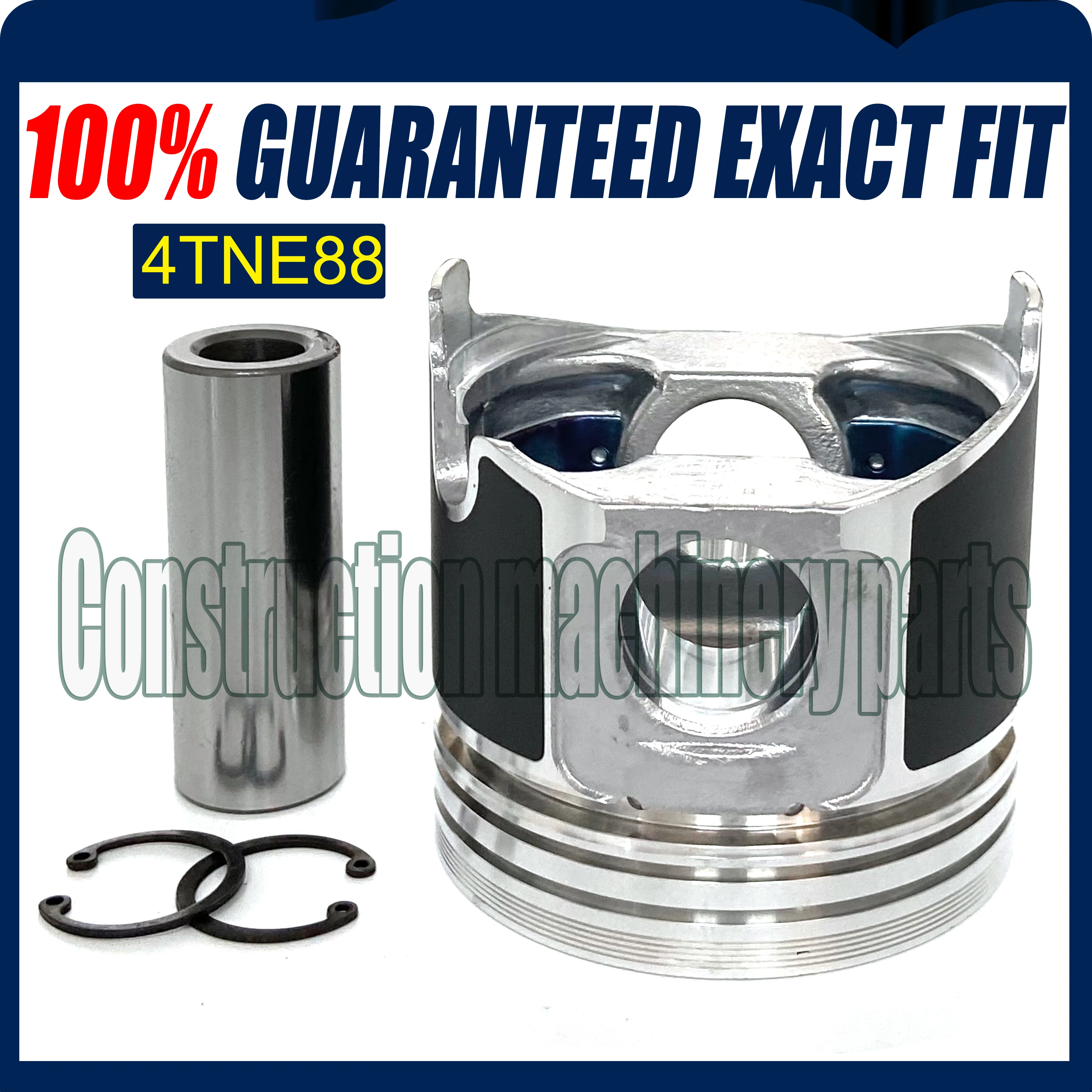 

4TNE88 Piston 129001- 22081 Diesel Engine Parts For Yanmar