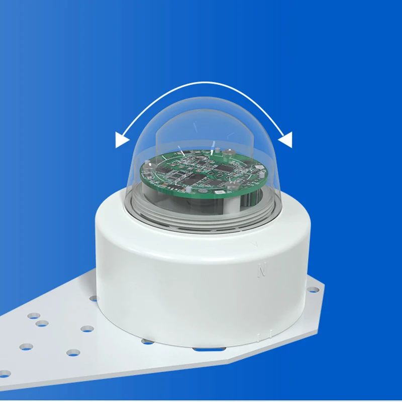 Optical Rain Gauge Sensor Rain Automatic Monitoring Weather Station 485 Pulse High Precision Infrared Optical Rain Gauge