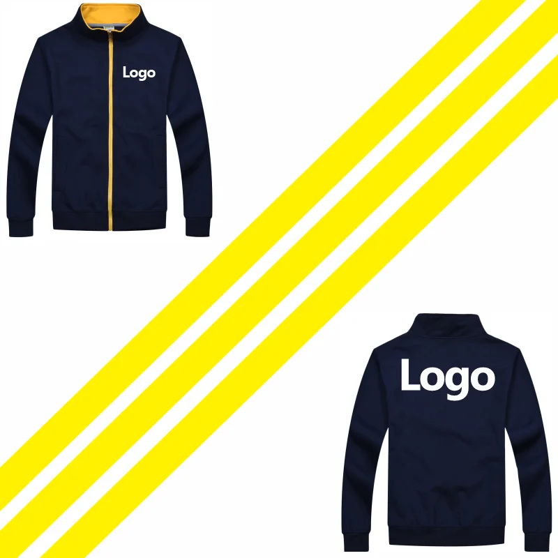 High-Quality Men And Women Jacket Custom Logo Print Embroidery Zipper Hoodie Personal Design Text Logo Image ONECOOL 2021