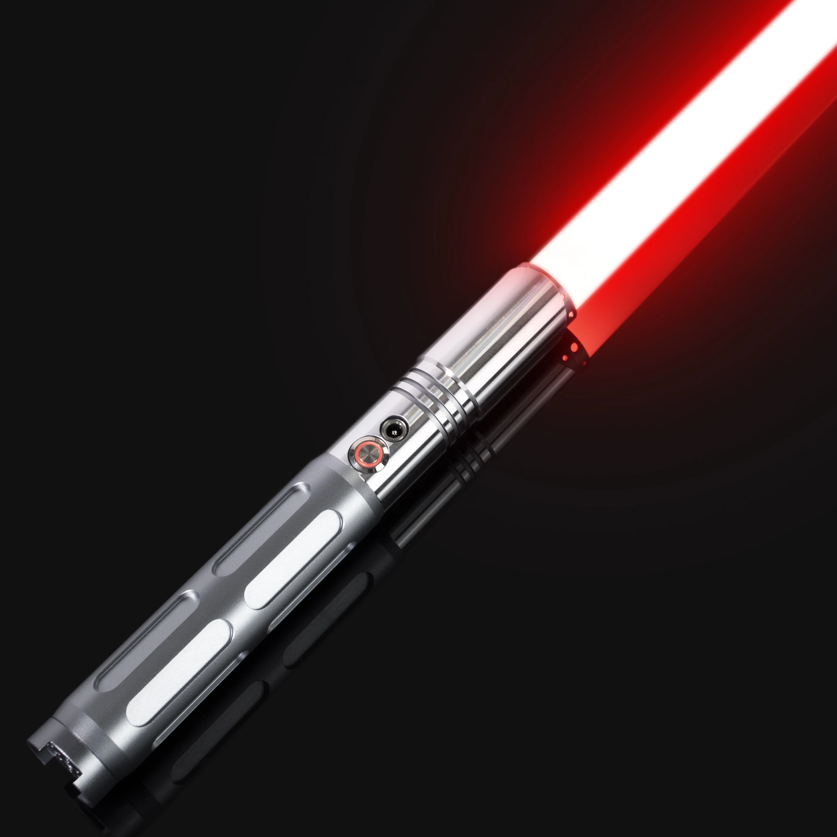 LGT Lightsaber -Flare Metal Hilt Force FX Lightsaber Heavy Dueling Infinite Color Changing Sensitive Smooth Swing