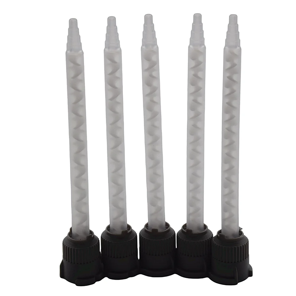5pc Static Mixer Tube 1:1 AB Glue Epoxy Adhesive Mixing Nozzles 111mm Mixing Nozzle Tube Tool Set for Manual Glue Guns Dispenser