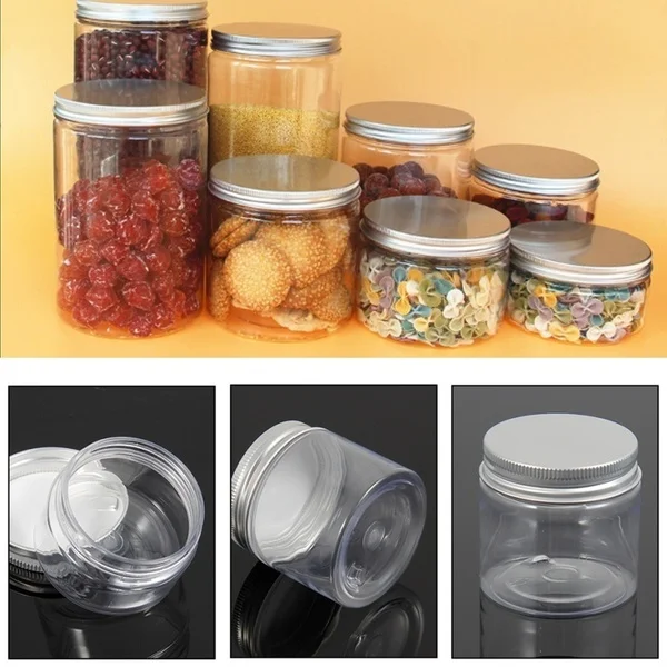 

20pcs 20ml/30ml/50ml/100ml/150ml Aluminum Cap Food Storage Tin Pot Cosmetic Lip Balm Jar Oil Wax Empty Bottle Sample Containers