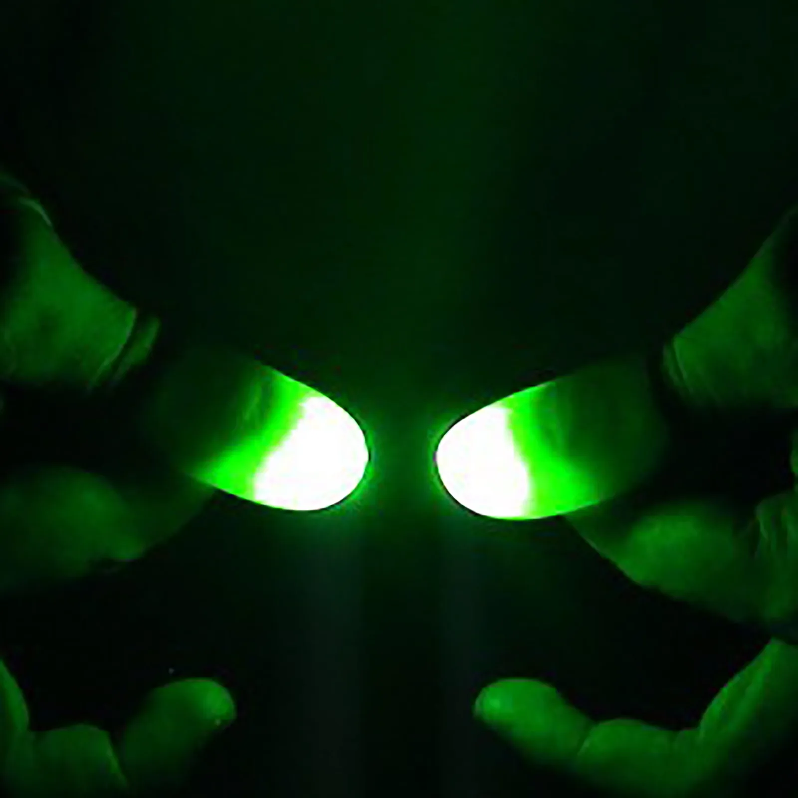 Two LED rings light up magic finger flash close up finger magic light up finger cover novelty toy magic toy magic finger light