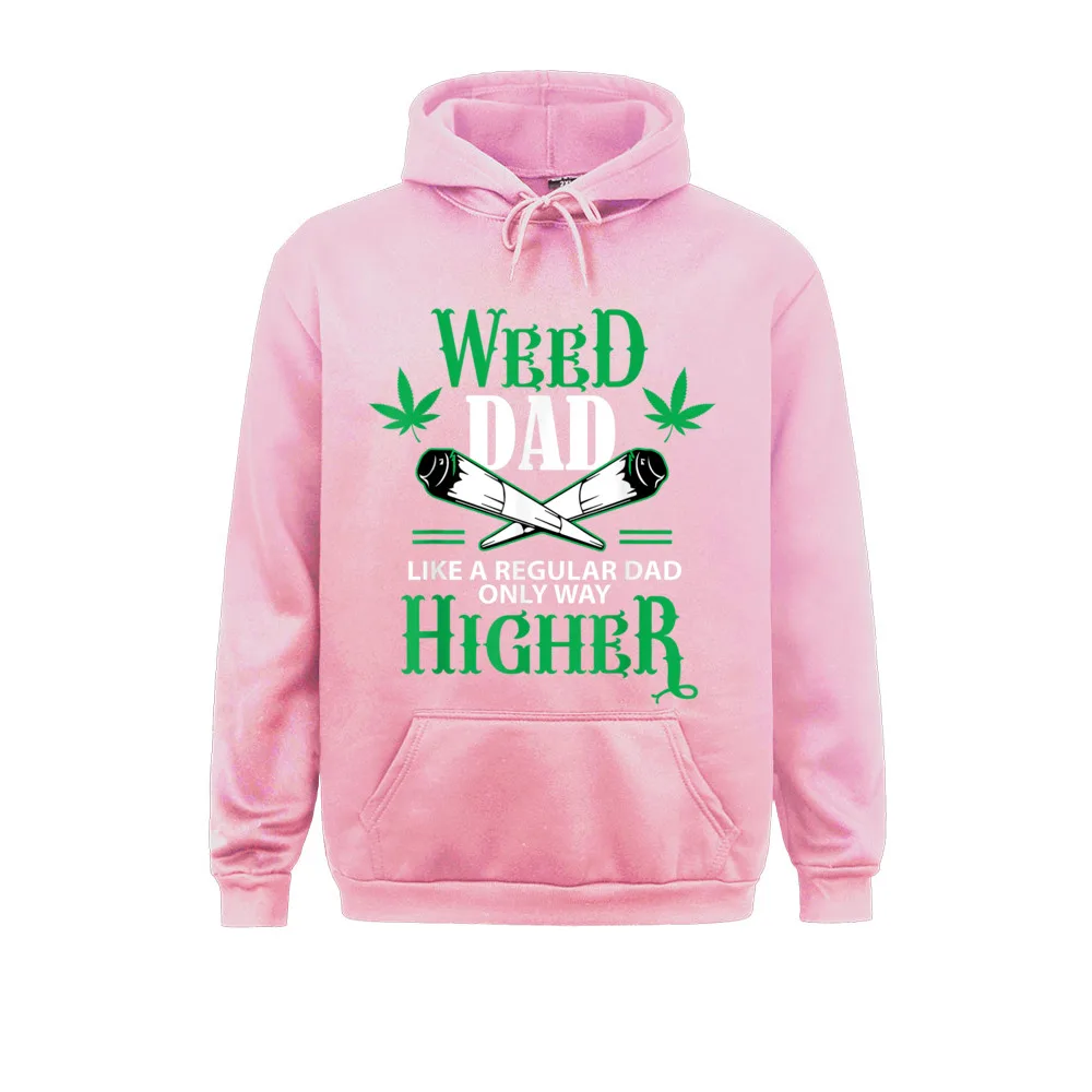 Dad Weed Marijuana Funny 420 Cannabis THC Pumpkin Themed Long Sleeve Hoodies Men Sweatshirts Cosie Hoods 2021 Fashion