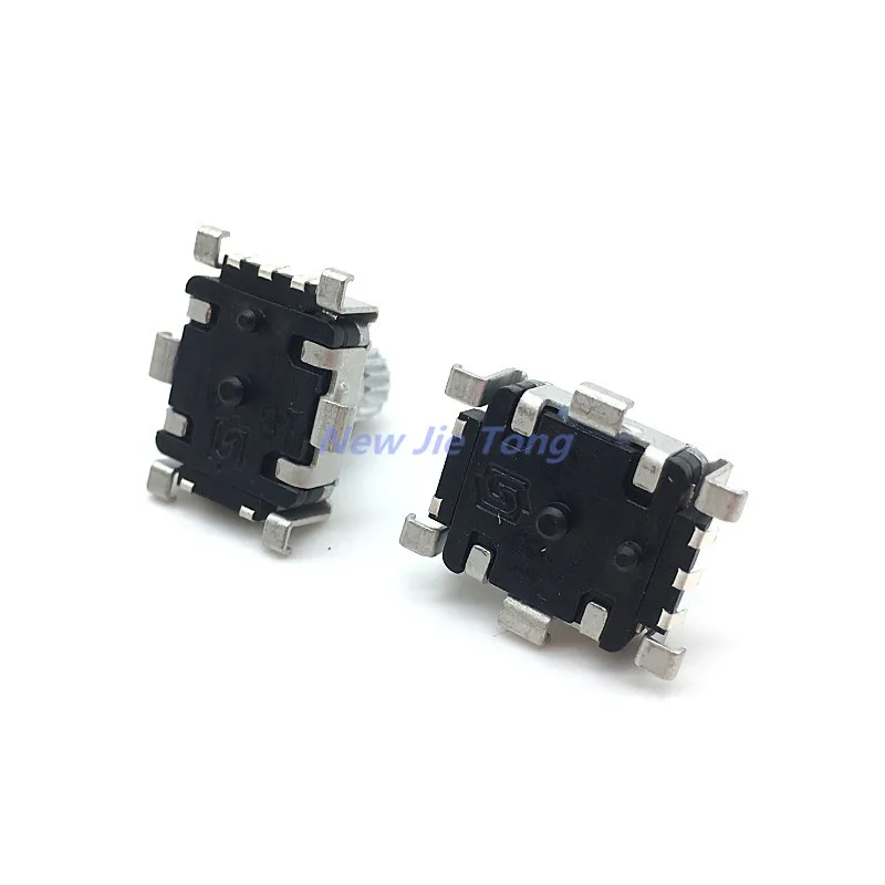 2pcs 360 Degree EC11 Rotary Encoder Code Switch 30 Position With Push Button 5pin SMD 9.5mm Plum Shaft Handle Length