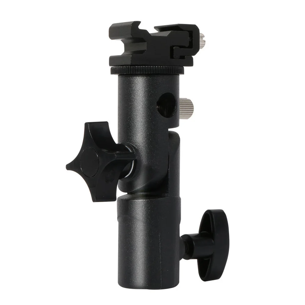 حامل ضوء فلاش الكاميرا ، قوس دوار مع عاكس مظلة لكانون نيكون yongnuo godox