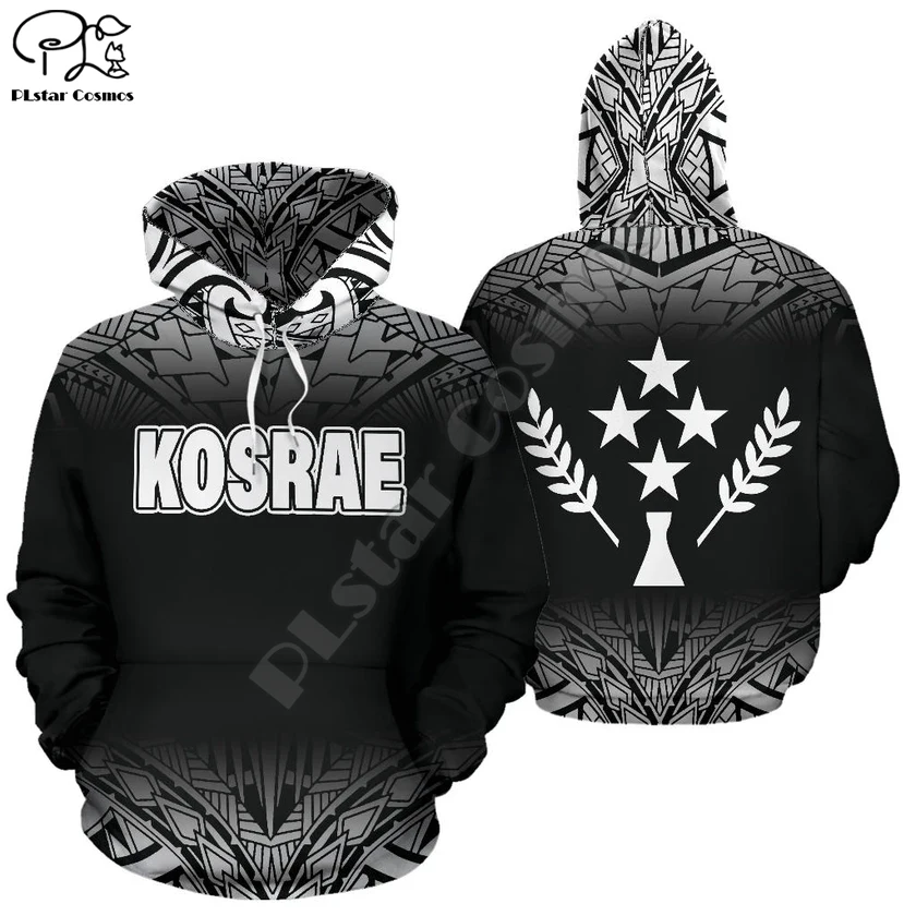 

PLstar Cosmos 3DPrint Tribal Culture Kosrae Polynesian Tropical Flower Hibiscus Harajuku Streetwear Funny Unisex Zip Hoodies-a13