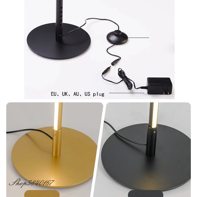 Led proste lampy podłogowe pilot ściemnianie stojące lampy do sypialni narożne światło podłogowe salon Home Decor Stand Floor