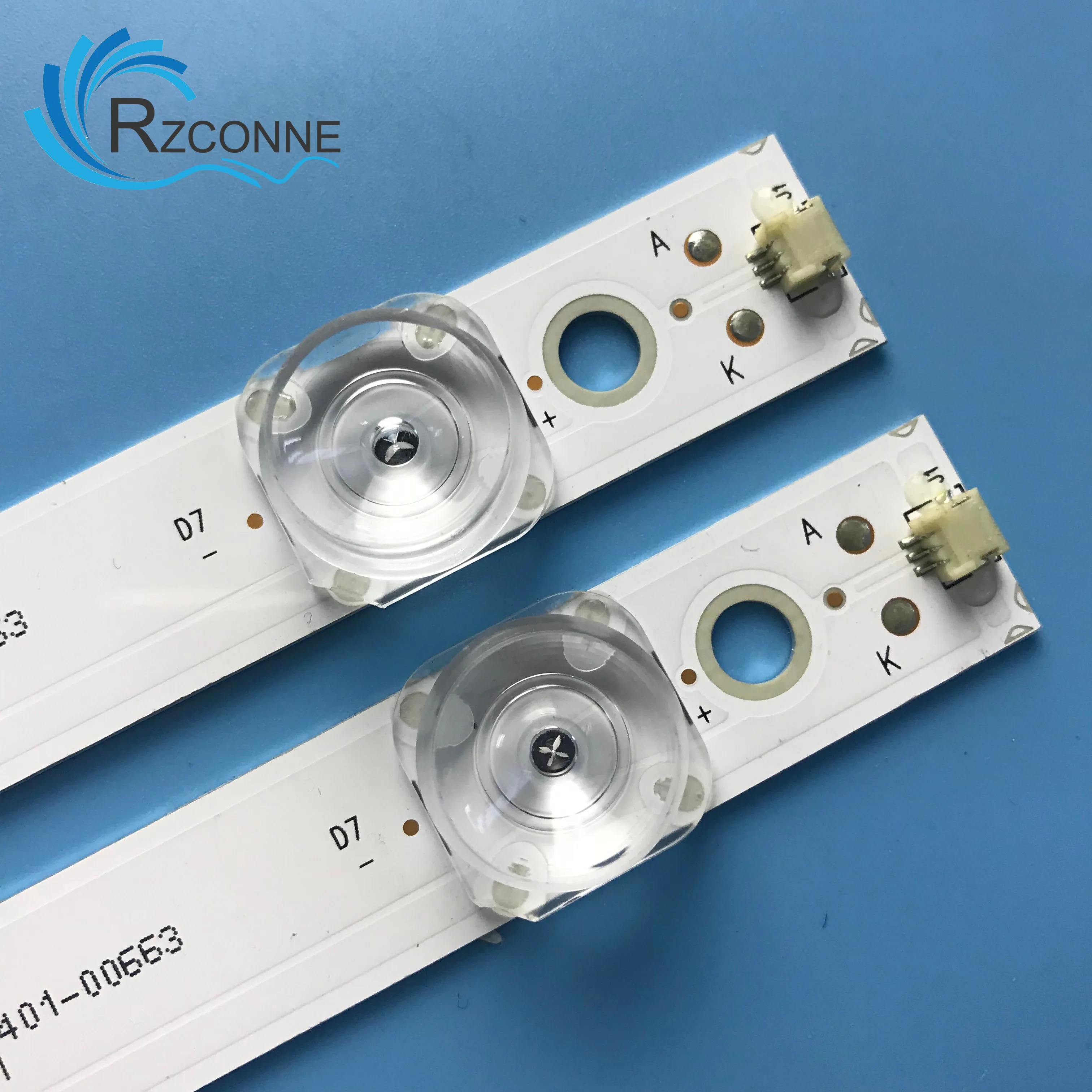 Striscia di retroilluminazione a LED 7 lampade per TV MI 75" GC75D07-ZC23AG-02 GC75D07-ZC23AG-01 303GC 750001   L75M5-4S