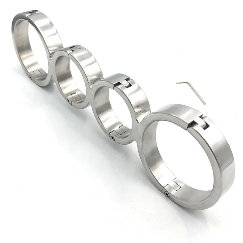 

Alternative Erotic Toy BDSM Bondage Stainless Steel Bound Restraints Fixed Handcuffs Ankle Cuffs Sex Toys For Couples Adult Game