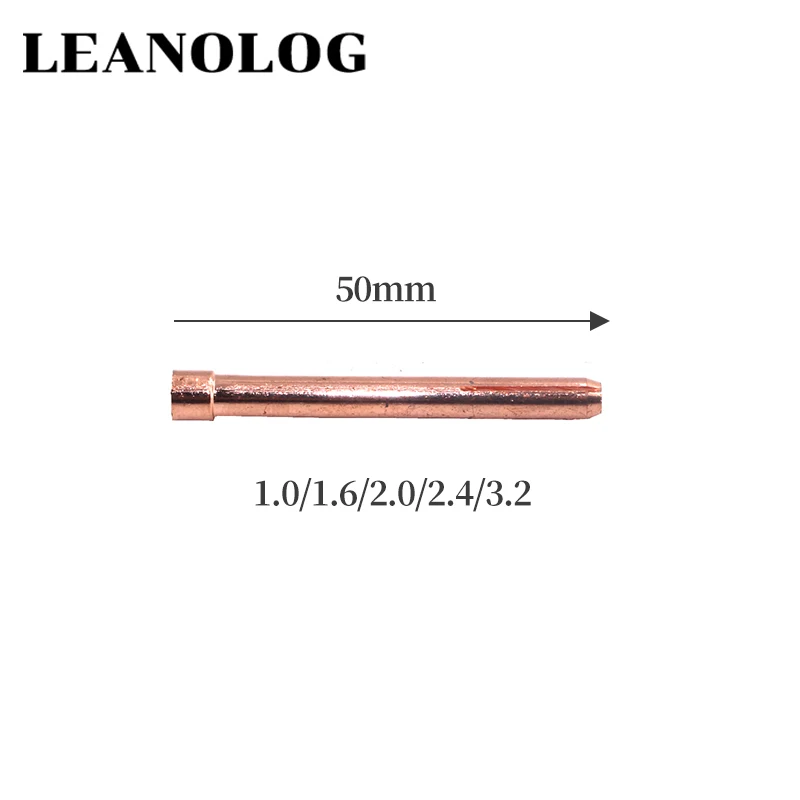 Máquina de soldadura TIG de argón, inversor de CC, equipo de 1,6mm/2,0mm/2,4mm/3,0mm/3,2mm, cuerpo y pinza de tungsteno, 10 Uds.