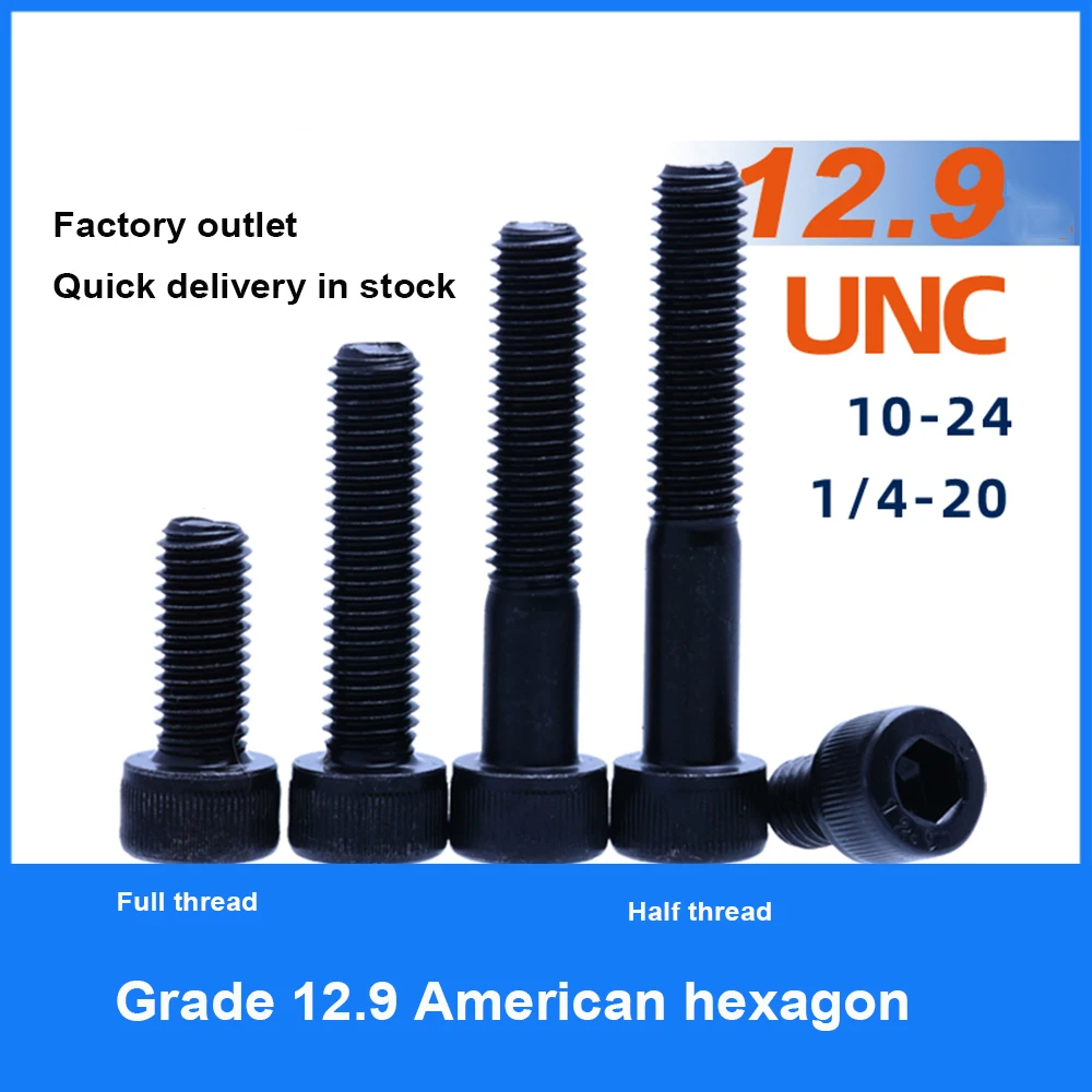 25PCS/LOT ReadStar Hardware 6#-32UNC Hexgan Socket screw US standard UNC Screw 1/4