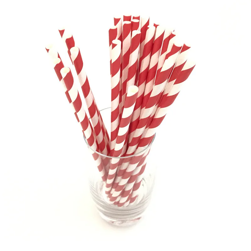 50pcs Party Environmental Chevron Striped Paper Colorful Straws Wedding Baby Shower Kids Birthday Christmas Supply kids Drinking