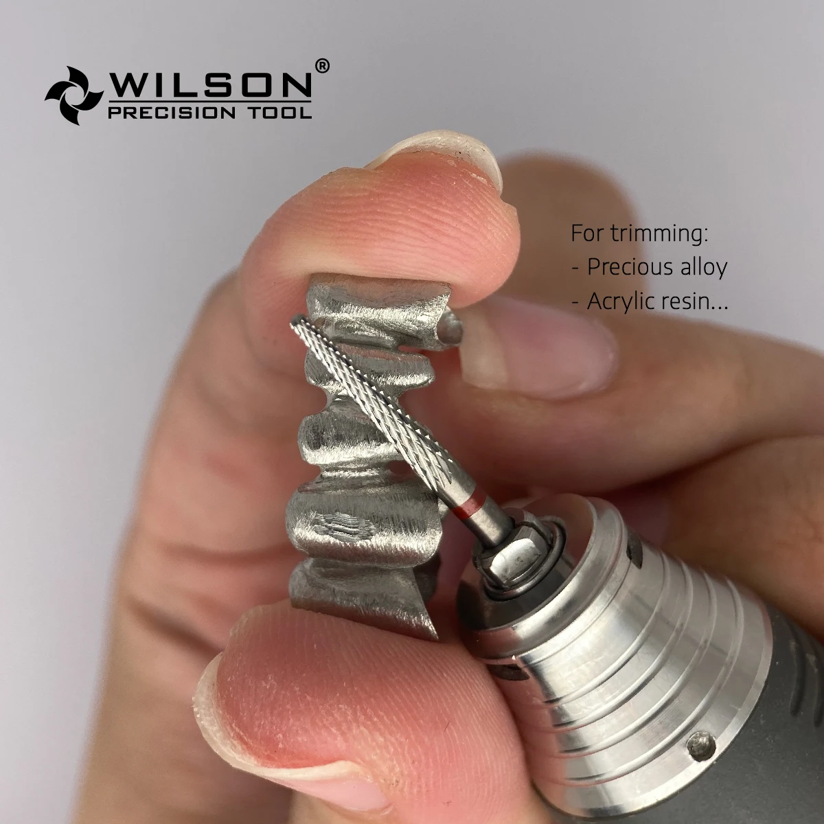 WilsonDental Burs 5000211-ISO 201 140  023 Tungsten Carbide Dental Burs for trimming Metal/Acrylic