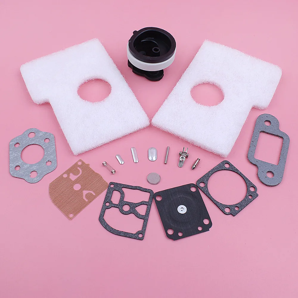 Adefol-Kit de reconstrucción de reparación de carburador de colector de admisión para Stihl MS180 MS170 018 017 MS 180 170, filtro de aire de junta de motosierra
