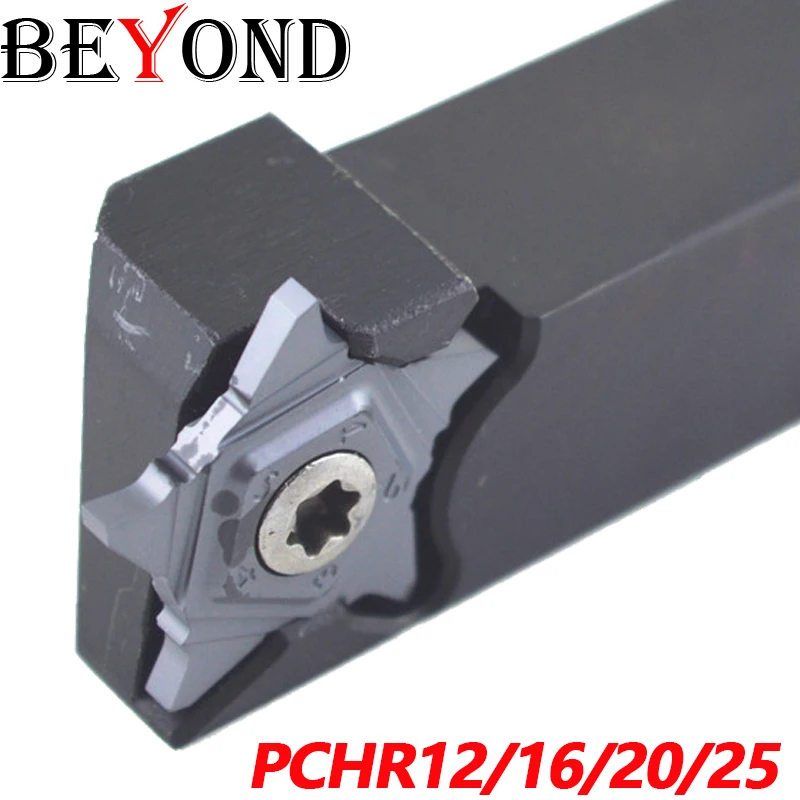 BEYOND PCHR12-24 PCHR16-24 PCHR20-24 PCHR25-24 CNC Tool External Grooving Turning Tool Holder CNC PCHR 12mm 16mm 20mm 25mm