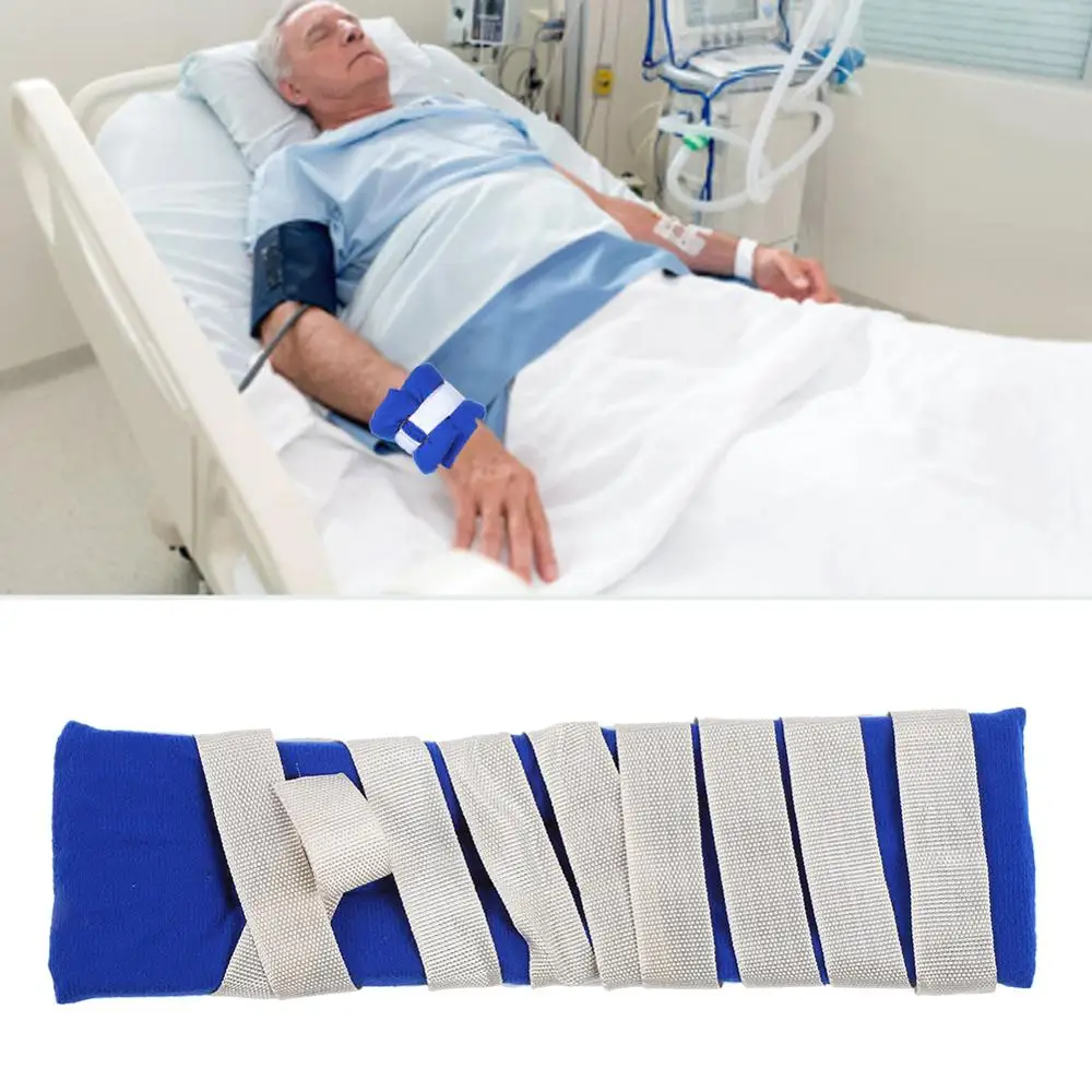 

Medical Breathable Limb Restraint Band for Bedridden Patient Elderly's Prevent Scratches Bundle Safety Fixing Tie Band Portables