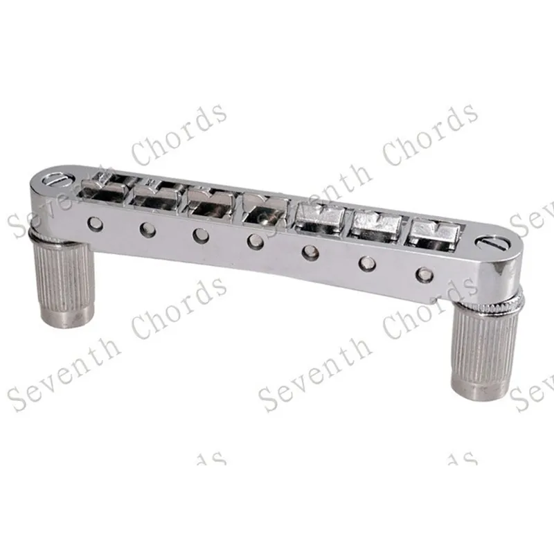 EIN Set 7 Saiten Brücke Und Saitenhalter Für E-gitarre Chrom Und Schwarz Für Wählen Musical Instrument Zubehör Teile – Detail 10