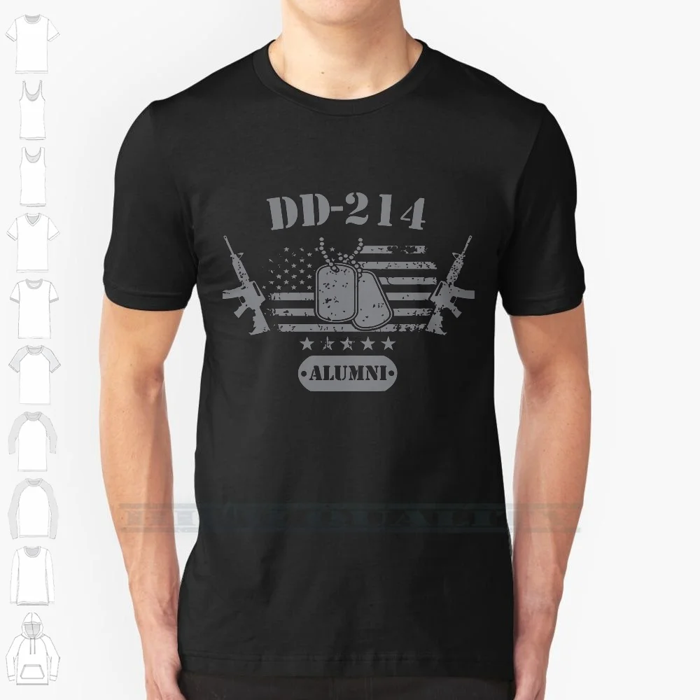 Dd-214 Us Armed Force Alumni Veteran T-Shirt Gift 100% Cotton T Shirt Dd 214 Dd214 Alumni Usmc Dd214 Memorial Day Air Force